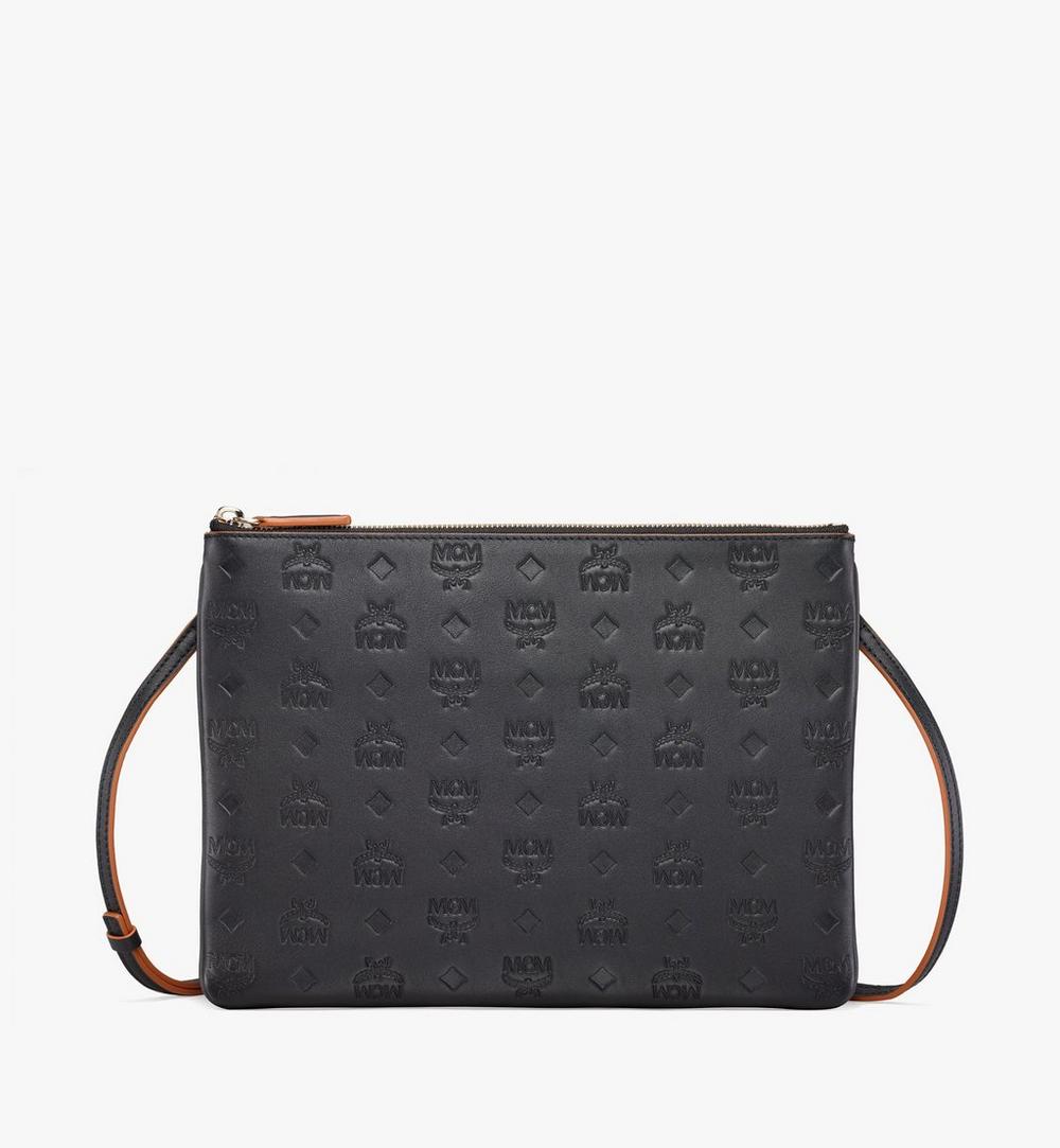 Aren Crossbody Pouch in Monogram Leather 1 Aren Crossbody Pouch in Monogram Leather 1
